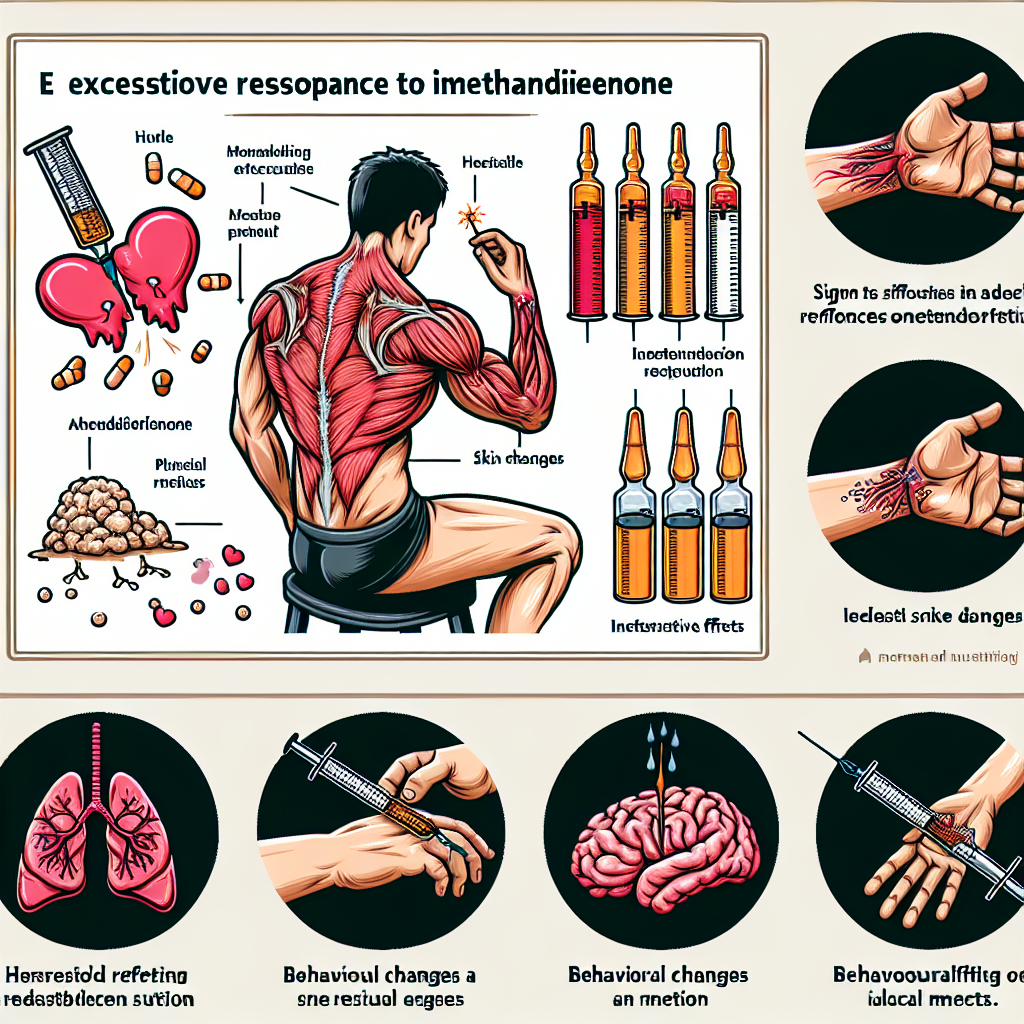 Cómo detectar una respuesta excesiva a Methandienone inyectables
