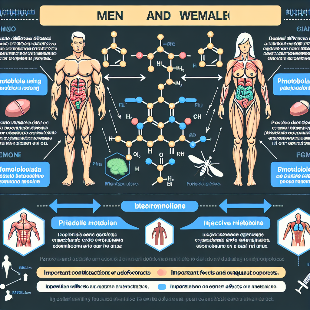 Qué diferencias esperar entre hombres y mujeres con Primobolan (Metenolona) inyectables
