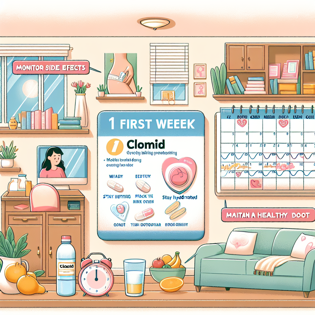 Consejos para la primera semana con Clomid