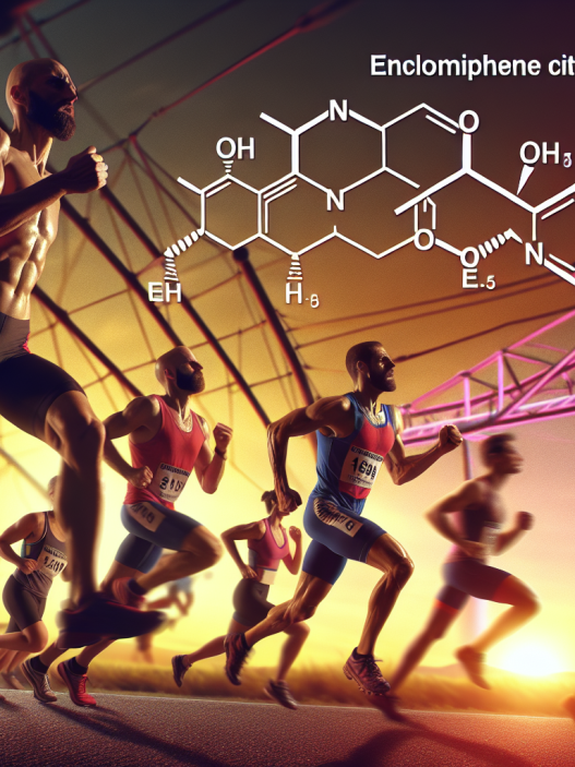 Enclomiphene citrate y uso en deportes de resistencia