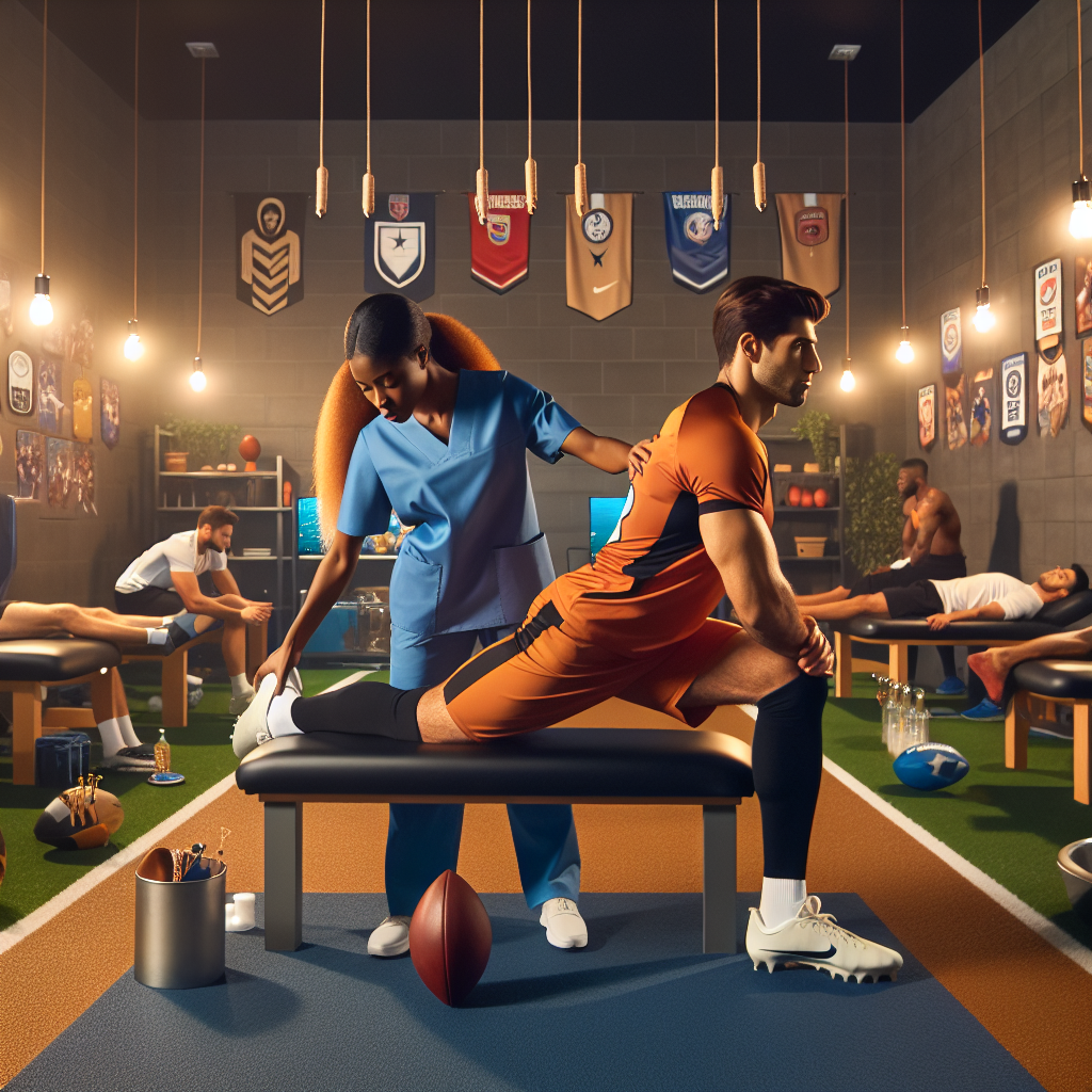 Terapia posterior al curso en deportes que requieren agilidad