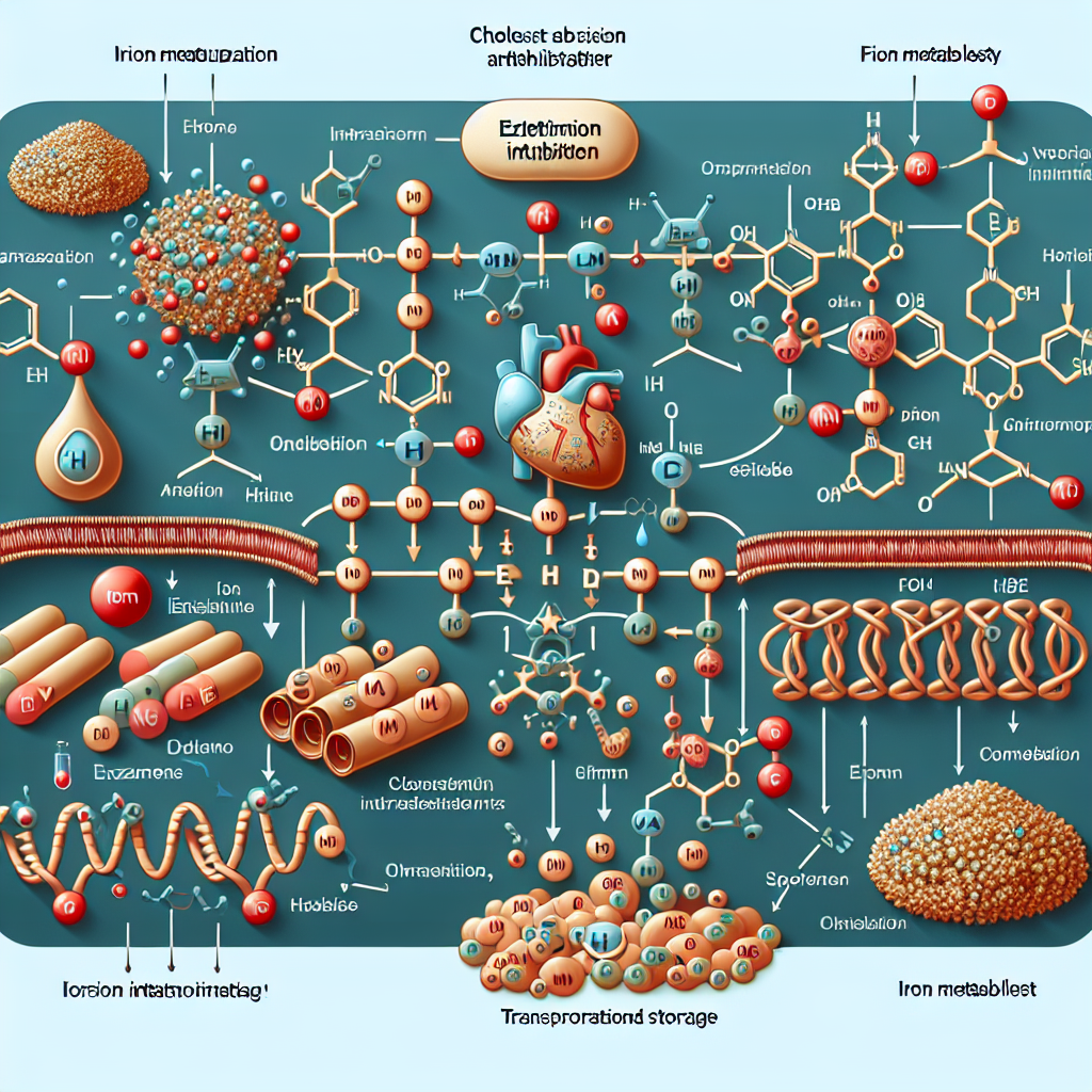 Cómo afecta Ezetimiba al metabolismo del hierro
